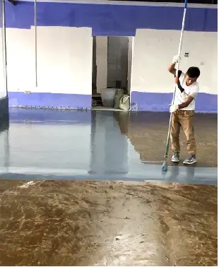 Epoxy floor paint