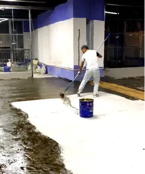 Epoxy floor paint