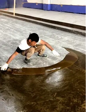 Epoxy floor paint